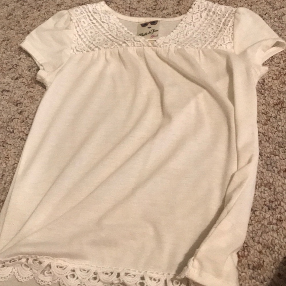 Cream blouse
